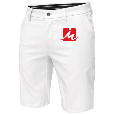 Do Spandex ocasional do poliéster do short do golfe do estiramento dos homens short respirável seco rápido do golfe