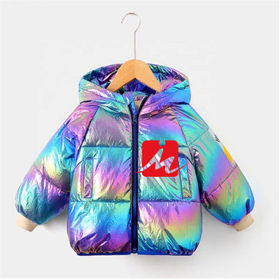 O peso leve Windproof abaixo do laser do revestimento reveste o inverno das crianças abaixo do revestimento para crianças