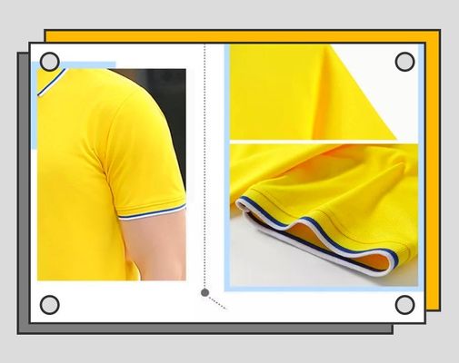Polo Quick Dry Collared Shirts 100% dos homens das camisas de algodão do poliéster