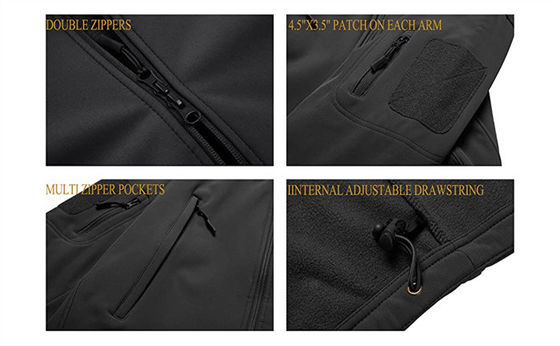 Revestimento de ciclagem Windproof impermeável exterior de Softshell