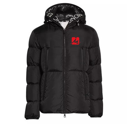 Duck Down Jacket Thick Warm branco de pouco peso abaixo do revestimento encapuçado