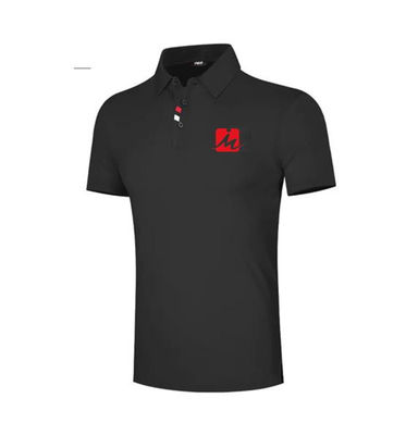 Spandex colocado um colar respirável Recyled de Polo Shirts Mens Golf Shirts do poliéster