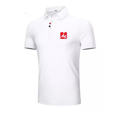 Spandex colocado um colar respirável Recyled de Polo Shirts Mens Golf Shirts do poliéster