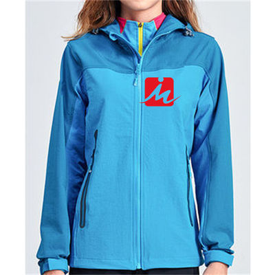 Revestimento Windproof da jaqueta das mulheres impermeáveis do revestimento de pouco peso exterior da jaqueta