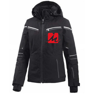 Das mulheres impermeáveis dos revestimentos de Softshell do poliuretano do poliéster SKI Outerwear Outdoor Sport