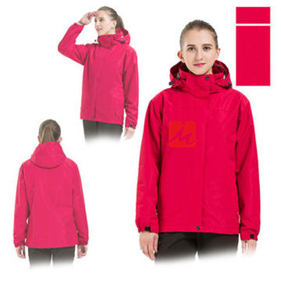 Revestimentos impermeáveis coloridos Ski Snow Jacket With Hood da jaqueta