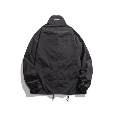 Os revestimentos impermeáveis encapuçados da jaqueta saltam revestimento de Autumn Outdoor Light Windbreaker