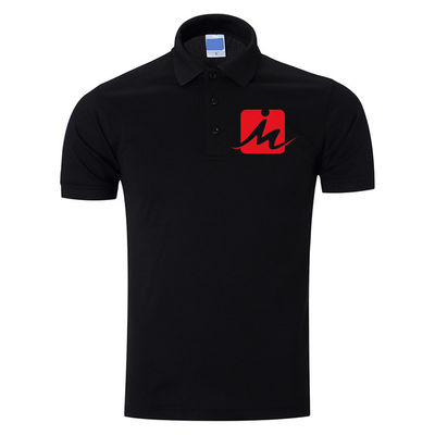 O piquês 100% respirável de rayon de 240 G/M Polo Shirts bordou Polo Shirts dos homens do algodão