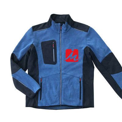 Camisa de suor respirável personalizada Windproof do poliéster da tomada uniforme do trabalho