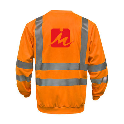 Agente de segurança longo personalizado Uniform Shirts da luva dos vestuários altos da visibilidade