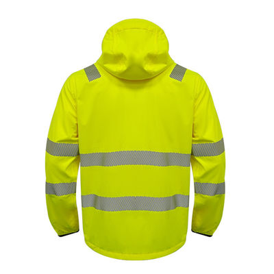 Workwear alto impermeável de Vis Uniform Reflective Work Jacket dos vestuários da visibilidade olá!