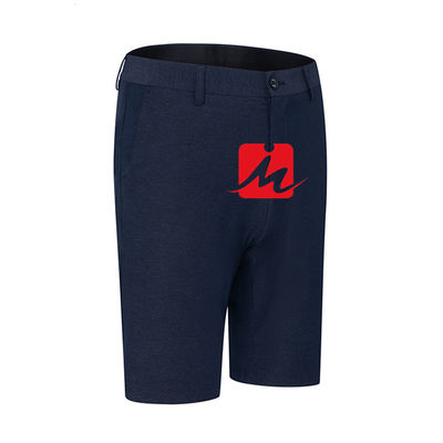 Do poliéster respirável do Spandex do short do golfe do estiramento do joelho short sustentável