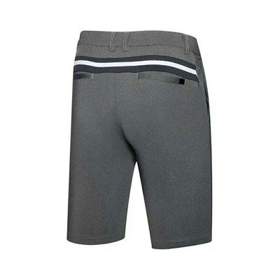 Cuecas feitas sob encomenda respiráveis bordadas do golfe dos homens da tela de seda do short do golfe do estiramento