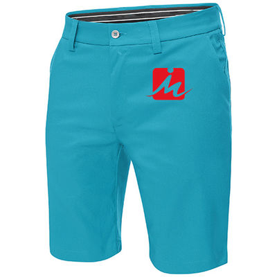Do Spandex ocasional do poliéster do short do golfe do estiramento dos homens short respirável seco rápido do golfe