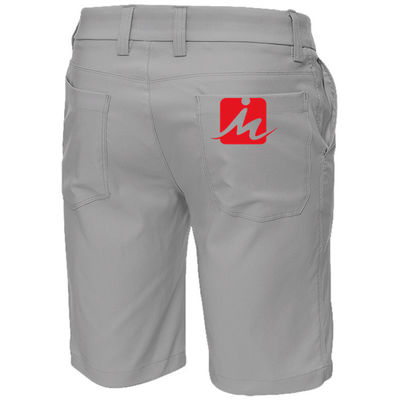 Do Spandex ocasional do poliéster do short do golfe do estiramento dos homens short respirável seco rápido do golfe