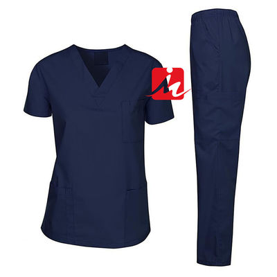 Nontoxic personalizados trabalham a enfermeira médica lisa respirável uniforme Uniform