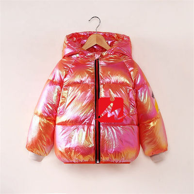 O peso leve Windproof abaixo do laser do revestimento reveste o inverno das crianças abaixo do revestimento para crianças