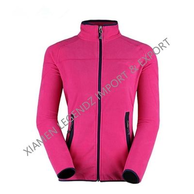 O revestimento polar do velo dos revestimentos respiráveis impermeáveis exteriores das mulheres mantém o desgaste exterior colorido morno