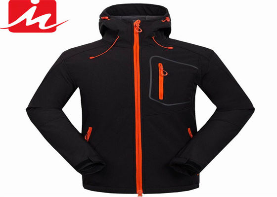 Dos revestimentos impermeáveis de Softshell do impermeabilizante dos homens exteriores do inverno revestimento do Spandex do poliéster