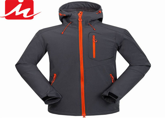 Dos revestimentos impermeáveis de Softshell do impermeabilizante dos homens exteriores do inverno revestimento do Spandex do poliéster