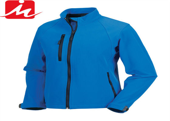 Revestimento de Softshell do poliéster do Spandex dos homens respiráveis do revestimento do inverno do impermeabilizante