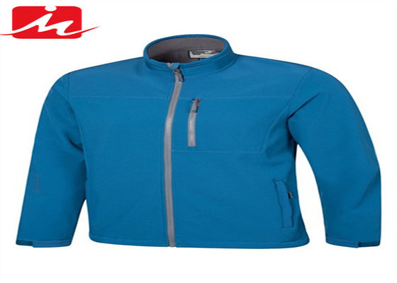 Revestimento de Softshell do poliéster do Spandex dos homens respiráveis do revestimento do inverno do impermeabilizante