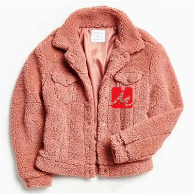 revestimento do camionista do sherpa do velo do shearling dos bolsos da caixa do inverno 2 para homens