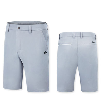 Calças respiráveis médias retas do golfe do short magro feito sob encomenda do golfe
